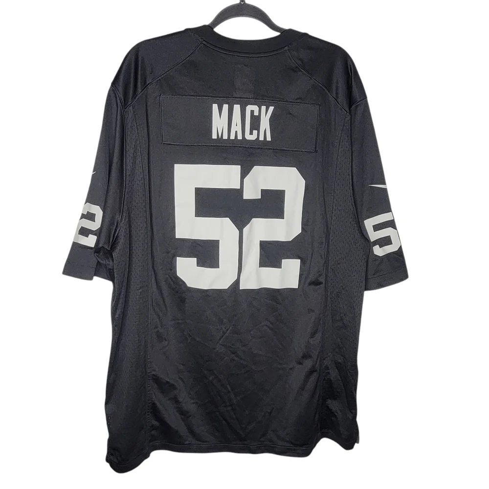 Nike On Field Khalil Mack #52 Raiders NFL Jersey in Black Size XXL